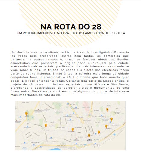 E-book Passear, viver e investir em Lisboa; dicas turísticas